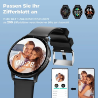 Smartwatch muži s funkcí telefonu, 1,39" IP68 vodotěsné sportovní hodinky, fitness hodinky se srdečním tepem/SpO2/hlasovým asist